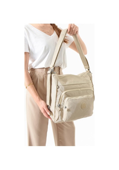 Louisiana Polo Bolsas Kadın Sırt Çanta Bej 1077 Bej