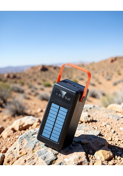 Solar Güneş Enerjili 80000 Mah Çok Girişli Hızlı Şarj Powerbank Çok Renkli