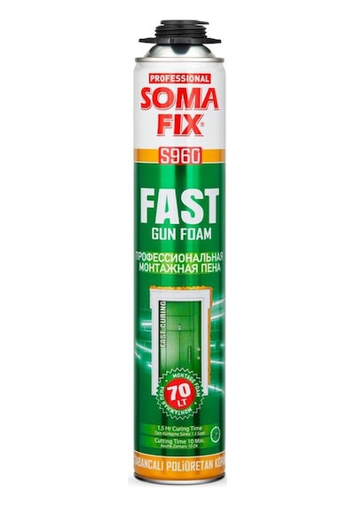 Somafix Fast Tabancalı Köpük 870 Ml