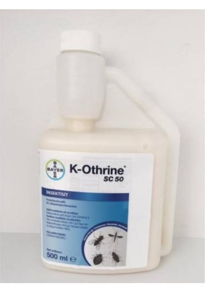 K Othrıne Bayer 500 Ml K-Othrine Sc 50 Kokusuz Bit Pire Hamamböceği Kene Tahtakurusu Ilacı