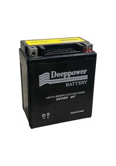 Deeppower 12v 7 Ah Motosiklet Aküsü 100 A En 113 70 130 Ytx7l-bs