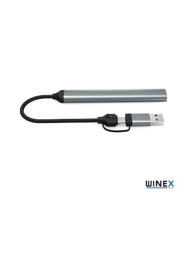 Aırsky Winex 5in1 UsbA Type-C To UsbA 3.01, TF, SD Çoklayıcı Hub Adaptör
