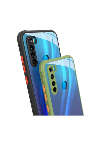 Xiaomi Redmi Note 8 Kılıf Zore Kaff Kapak - Kırmızı