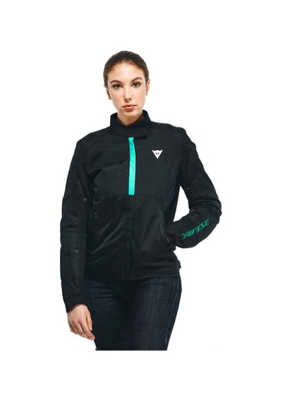 Dainese Risoluta Air Black Acqua Green Motosiklet Montu