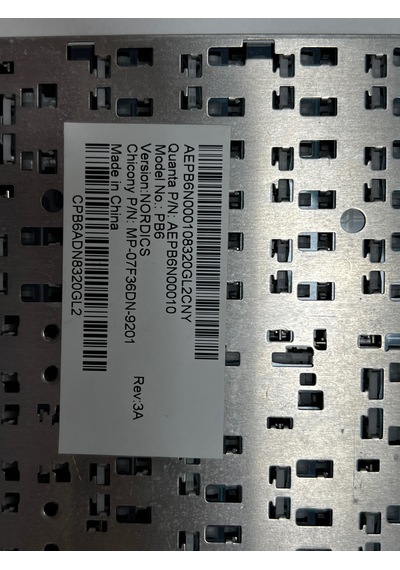 Packard Bell SL45 VESUVI SL51 VESUVI MP-07F33SU-9201 klavye