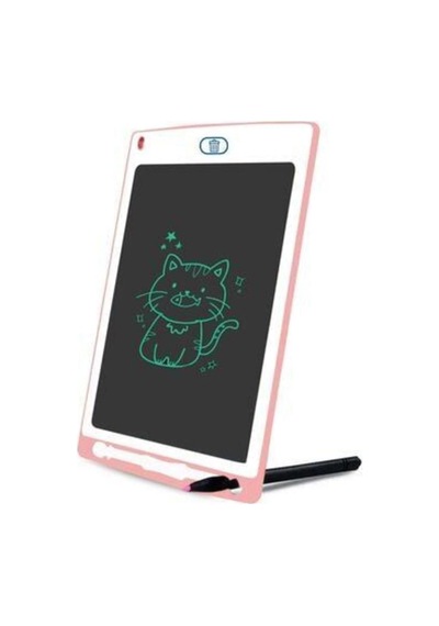 Grafik Digital Çocuk Yazı Çizim Tableti Lcd 8.5 Inc Ekranlı + Bilgisayar Kalemli Tabletpembe