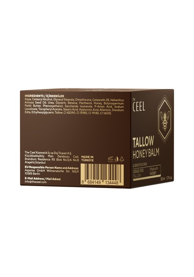 The Ceel Doğal Beef Tallow Ve Ballı Yüz & Vücut Kremi 50ml