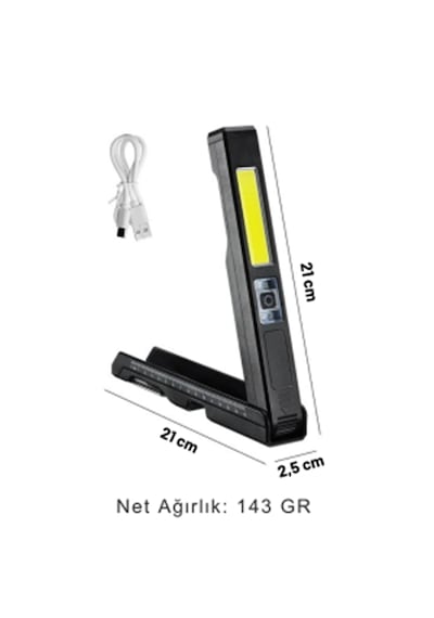 Powerdex El Feneri-ec Mat Siyah
