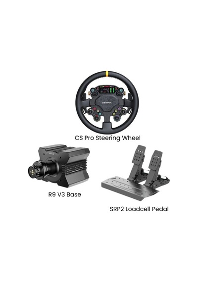 Moza Racing R9 V3 Cs Pro Srp2 Bundle Set