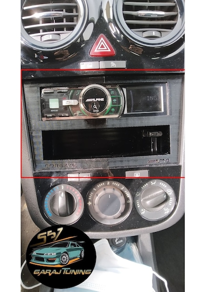 Opel Corsa D Teyp Çerçevesi