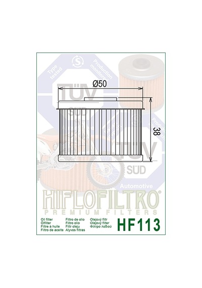 HONDA CBF 250 2004-2006 YAĞ FİLTRESİ HIFLO HF 113