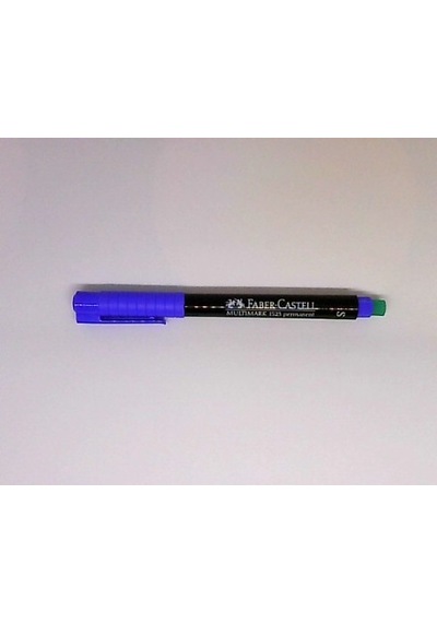 Faber-Castell Asetat Kalemi Permanent S Seri Silgili Mavi 1523 51 Mavi