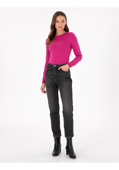 Pierre Cardin Kadın Fuşya Kazak /triko 50300769-vr023 Fuşya