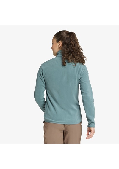 Adidas Multi Essentials Full Zip Fleece Kadın Yeşil Yürüyüş Polar Jm3111 Yeşil