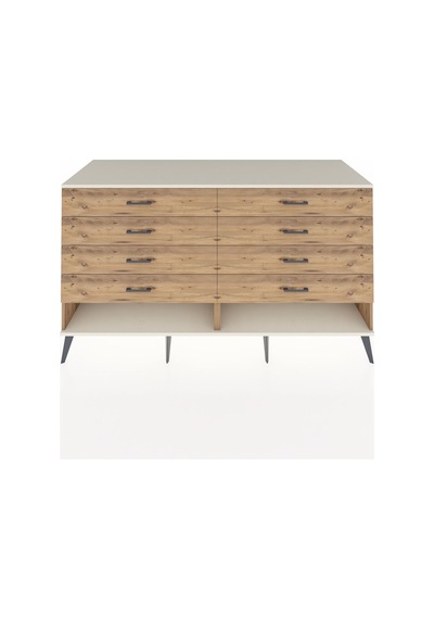 Kronos Konsol 8 Çekmeceli 176x59x99 Çam-aytaşı/çam Çam-aytaşı/çam
