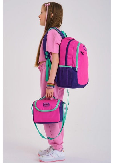 Coral High Kids Pembe Mor 3 Lü Okul Çanta Seti Set0114401