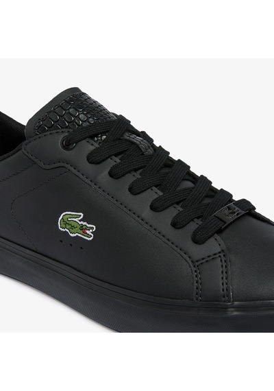 Lacoste Sport Pover Court 1121-1 Sma Leather Mens Sneaker Hakiki Deri Erkek Günlük Spor Ayakkabı Siyah Lacoste Sport Pover Court 1121-1 Sma Leather Mens Sneaker Hakiki Deri Erkek Günlük Spor Ayakkabı Siyah