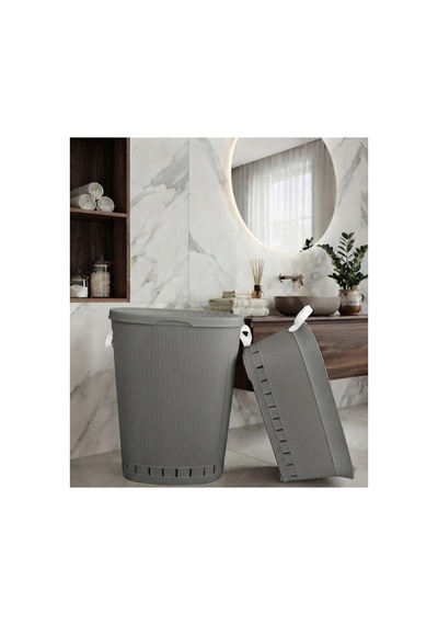 Still Çamaşır Sepeti 65 Lt + Çamaşır Selesi 40 Lt İkili Set Gri - 909303859 Gri