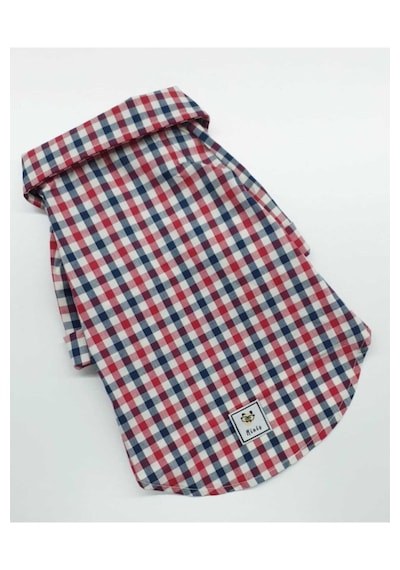 Miniş Pet Butik Kareli Kedi Köpek Gömlek