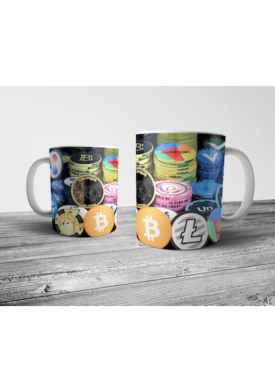 Pixxa Kripto Para Crypto Currency Logo Kupa Bardak Model 2