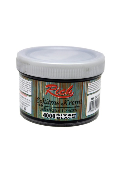 Rich Antique Cream Siyah 160 Cc Eskitme Kremi 4000