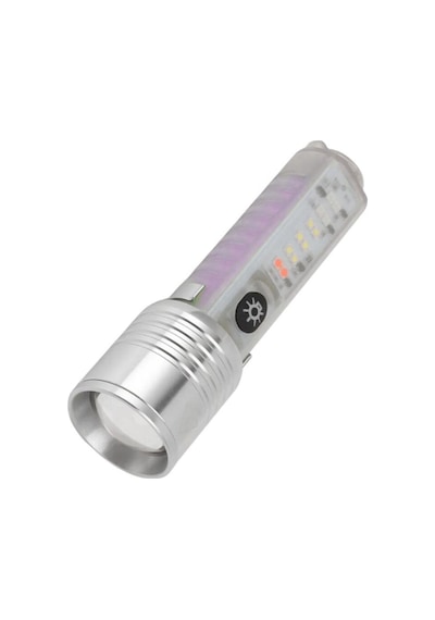 Panther Pt-8440 Usb Şarjlı El Feneri Açık Gri