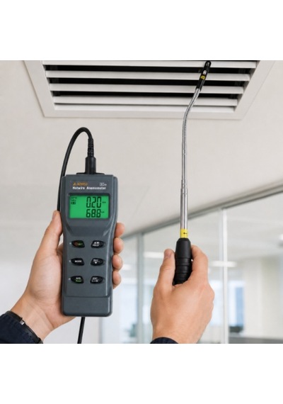 Az 8953 Sıcak Tel Anemometresi Bükülebilir Teleskopik Prob