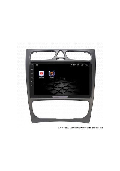 Myway Mercedes Vito Android Multimedya Carplay Navigasyon Ekran - 8gb Ram+128 Gb Hdd - Myway Myway Mercedes Vito Android Multimedya Carplay Navigasyon Ekran - 8gb Ram+128 Gb Hdd - Myway