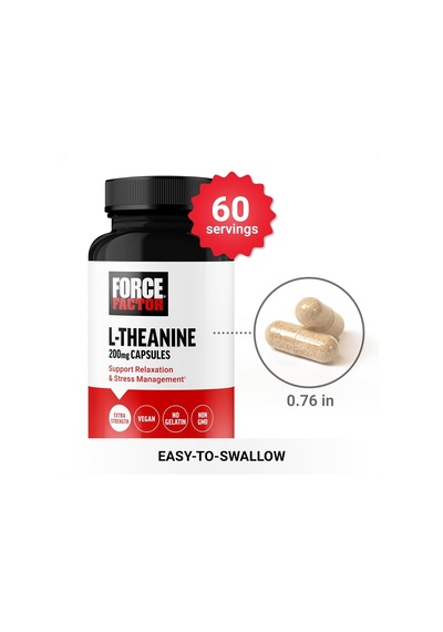 Force Factor Extra Strength L-theanine Relief, And Support