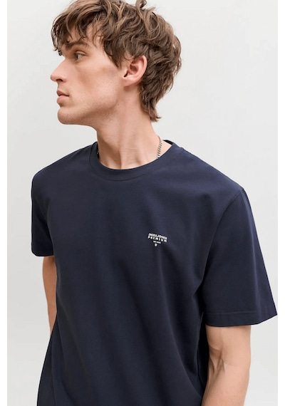Jack & Jones Erkek T Shirt 12292383 Koyu Lacıvert Koyu Lacıvert