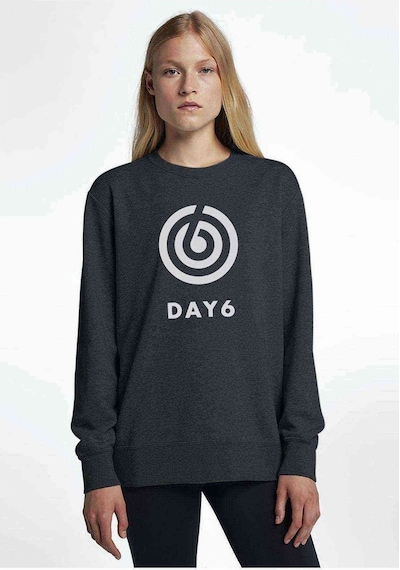 Day 6 Baskılı Füme Antrasit Kadın Sweatshirt (534615814)