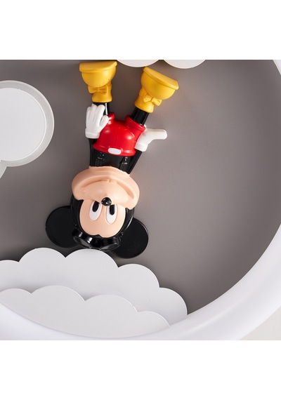 Moddy Ledli Mickey Desenli Plafonyer Çocuk Odası Avize Çok Renkli