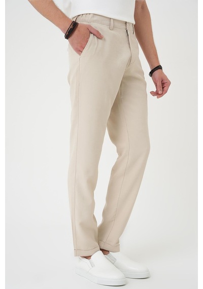 Efor Comfort Beli Lastikli Rayon Karışımlı Krem Jogger Pantolon P 1194 Krem Efor Comfort Beli Lastikli Rayon Karışımlı Krem Jogger Pantolon P 1194 Krem