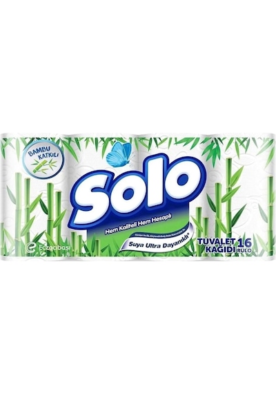 Solo Bambu Katkılı Tuvalet Kağıdı 16 Rulo