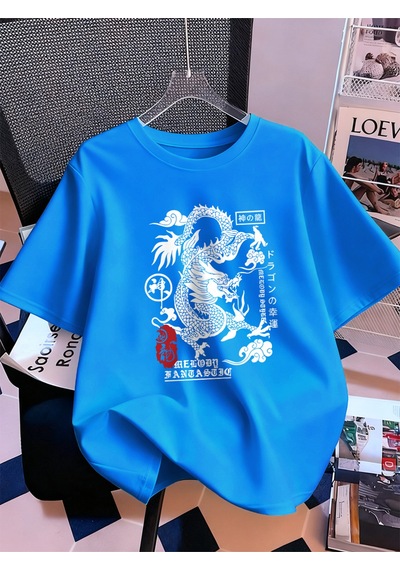 Noıssey Urban Pop Graphic Kadın Tişört Koleksiyonukod 5098 Bebe Mavi