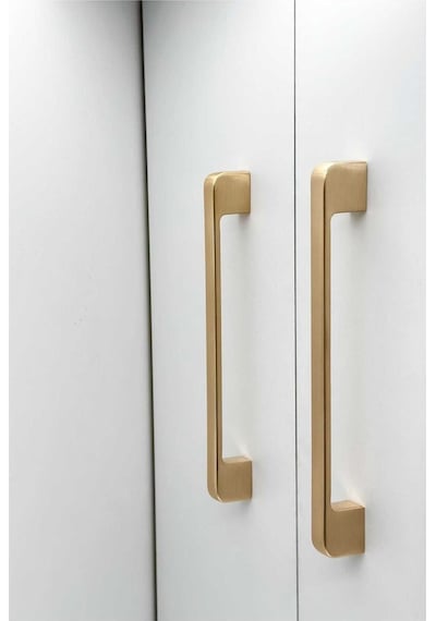 Arel Mat Altın Tv Ünitesi Vestiyer Yatak Odası Mutfak Dolap Çekmece Kulpu 160 Mm 16 Cm 5adet