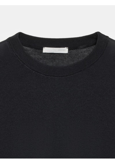 Dilvin 10872 Lyocell Karışımlı Minimal Bluz-siyah