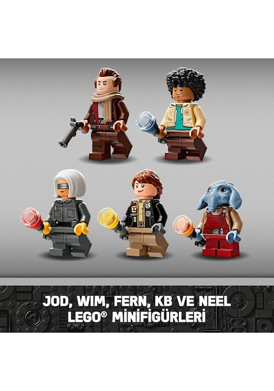 LEGO® Star Wars: Skeleton Crew  Onyx Cinder™ Uzay Aracı Seti 75374- 10 Yaş ve Üzeri Star Wars Sevenler için Oyuncak Yapım Seti (1325P)