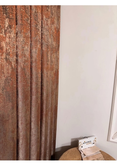 Nivemeshome Pera V-5305 1/3 Sık Pileli Fon Perde Apm Çok Renkli