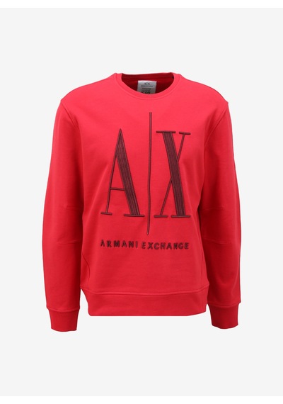 Armani Exchange Bisiklet Yaka Kırmızı Erkek Sweatshırt 8nzmpa 44ae Lıpstıck Red/vıneyar