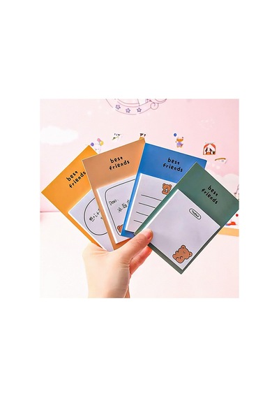 Tr Best Friends Temalı Renkli Not Seti Post-it Sticky Note