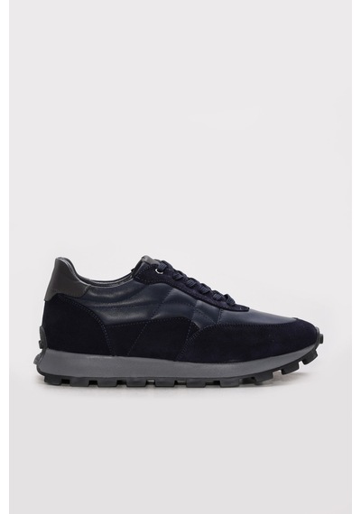 Fast Step Hakiki Deri Erkek Casual Ayakkabı 855ma3030 Lacivert