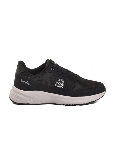 United Colors Of Benetton Siyah Bağcıklı Memory Foam Erkek Spor Ayakkabı Bnı-11068 M