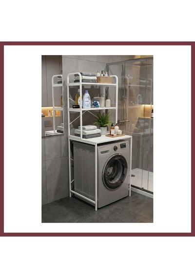 Storeşahin Çamaşır Makinesi Üstü Raf Beyaz 70 Cm Shn0720