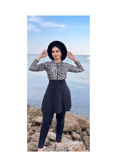 Nisanurtekstil Mayolu 4lü Tesettür Takımı Siyah Siyah