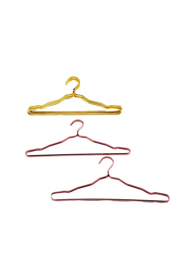 2pcs Gold - Bronz Komple Metal Askı 5570 Çok Renkli