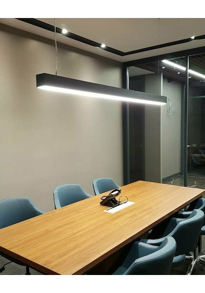 200 Cm Sarkıt Lineer Armatür Dekoratif Avize Profil Osram Led Diğer