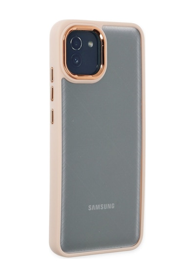 Samsung Galaxy A03 Uyumlu Kılıf Dora Kapak - Pudra