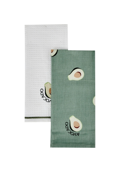 Karaca Home Avocado %100 Pamuk Mutfak Havlusu 2 Parça Yeşil - 200.22.11.0067