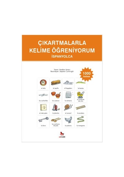 Çıkartmalarla Kelime Öğreniyorum - İspanyolca 1000 Kelime - Heather Amery - Almidilli